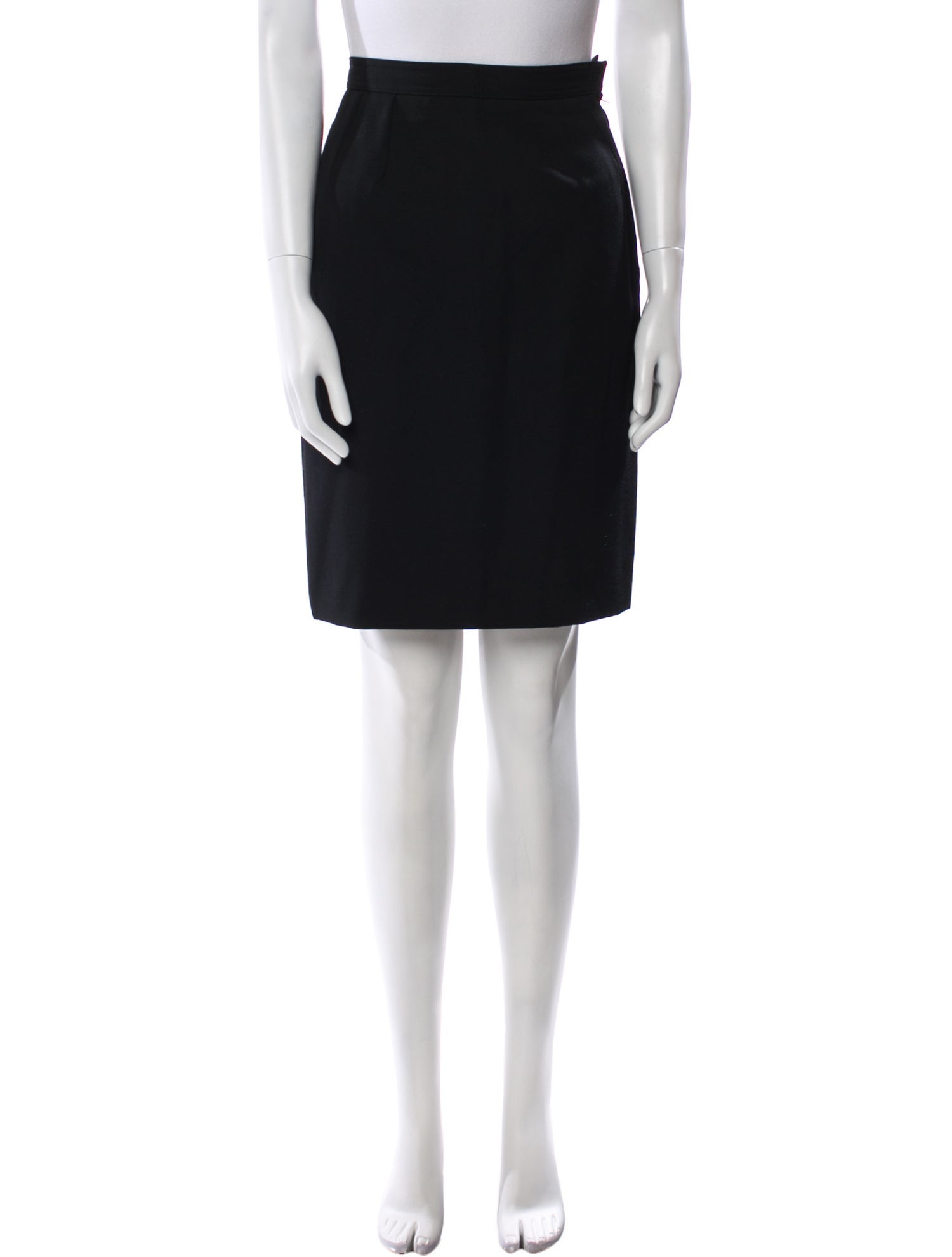 Valentino Pleated Accents Knee-Length Skirt