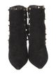 Valentino Rockstud Accents Suede Boots