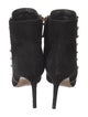 Valentino Rockstud Accents Suede Boots