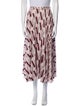Valentino Silk Midi Length Skirt