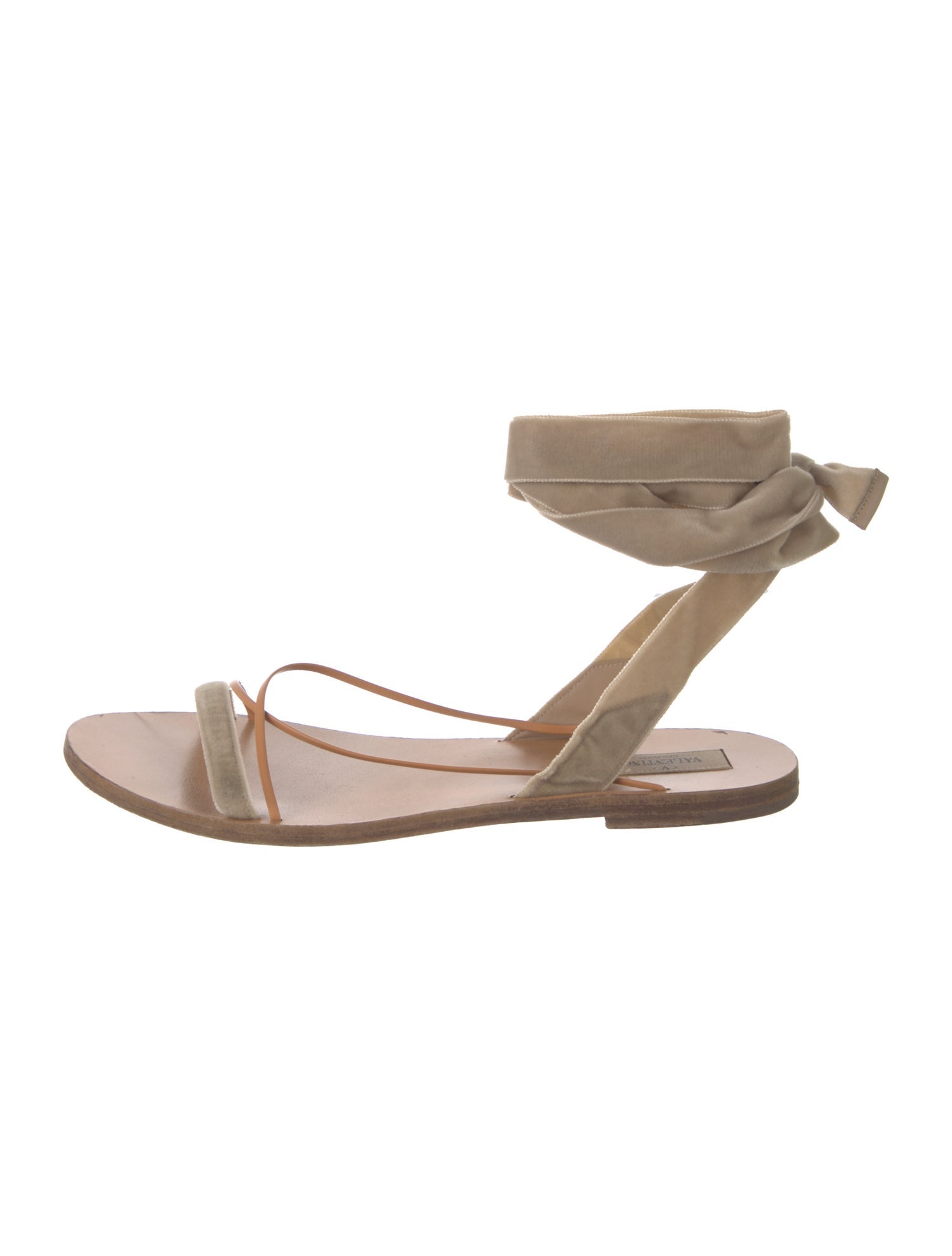 Valentino Velvet Sandals