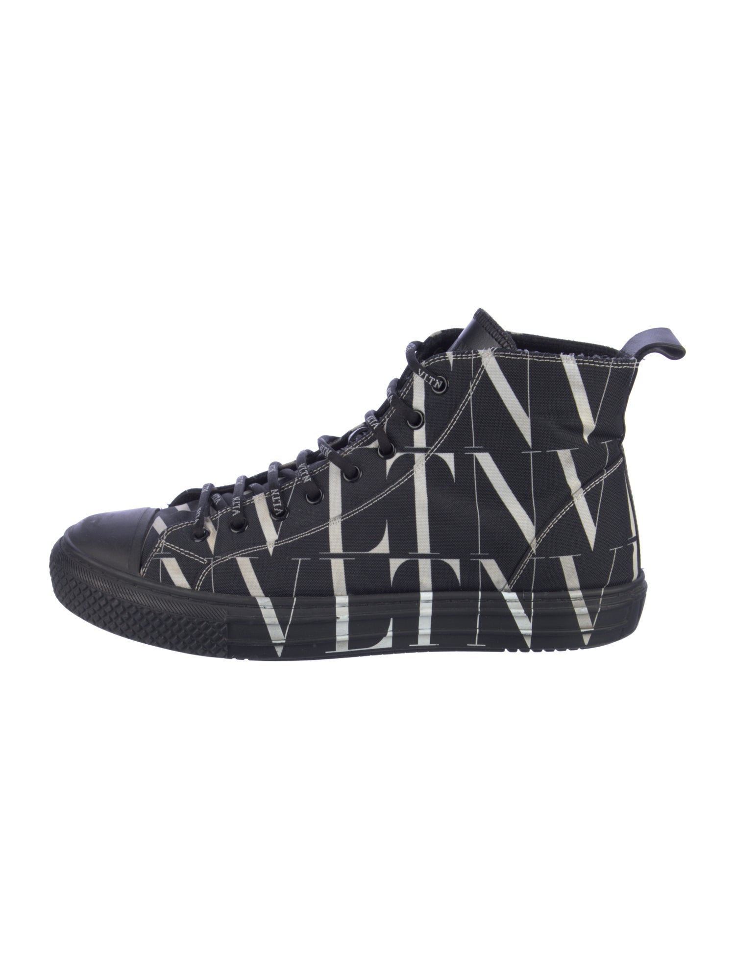 Valentino Canvas Printed Sneakers