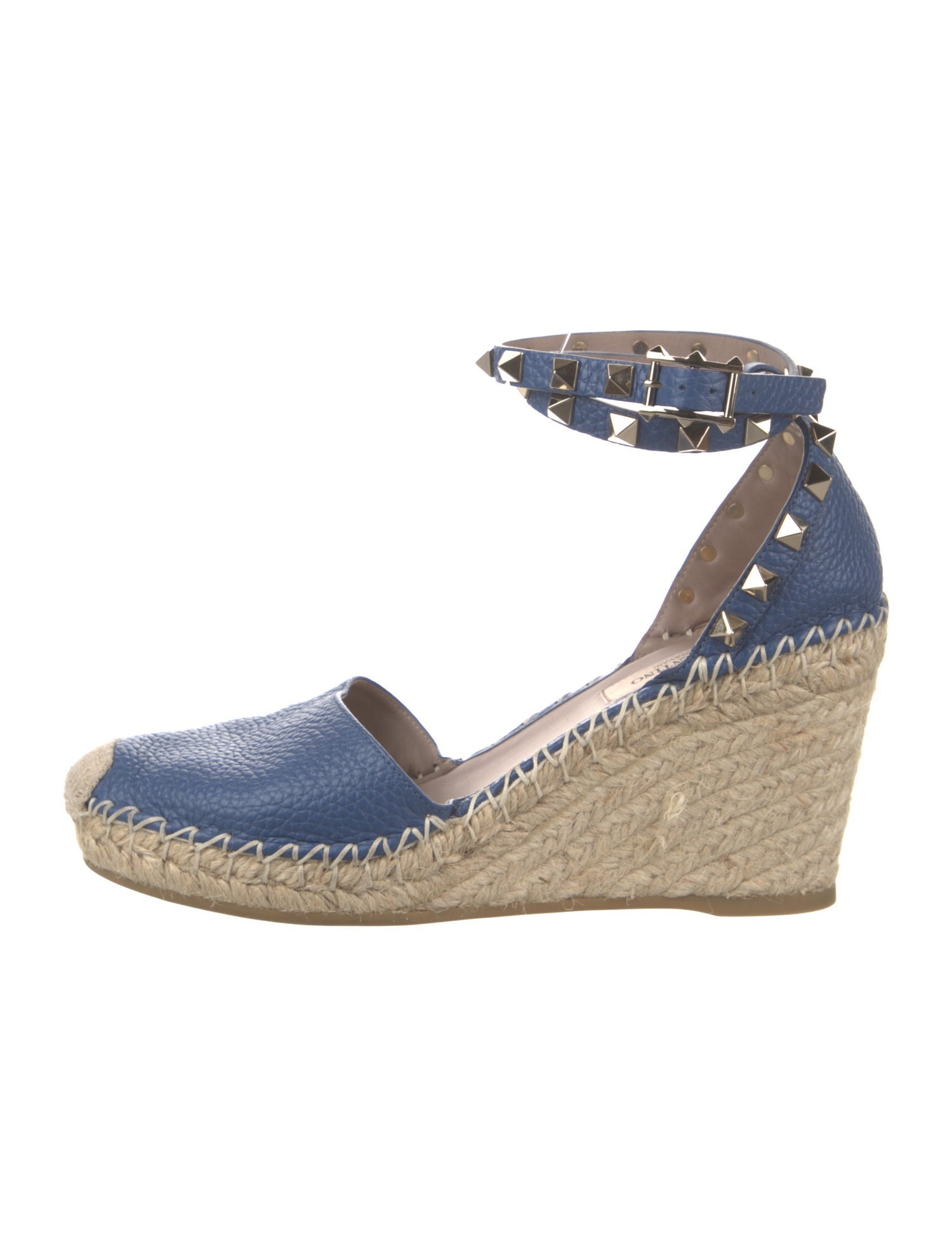 Valentino Rockstud Accents Leather D'Orsay Pumps