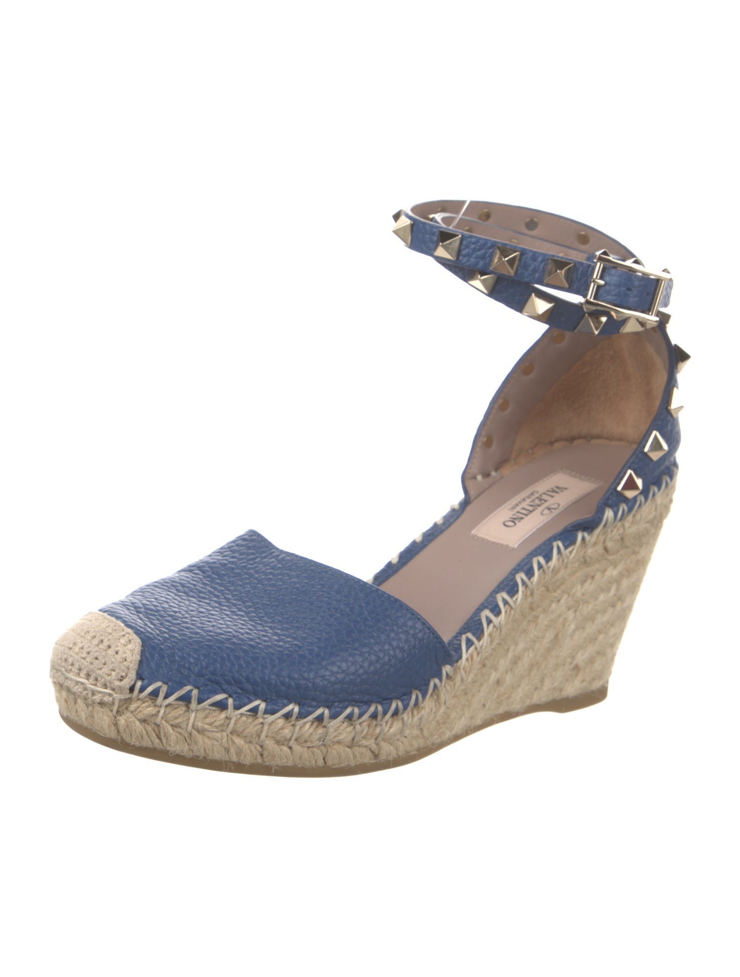 Valentino Rockstud Accents Leather D'Orsay Pumps