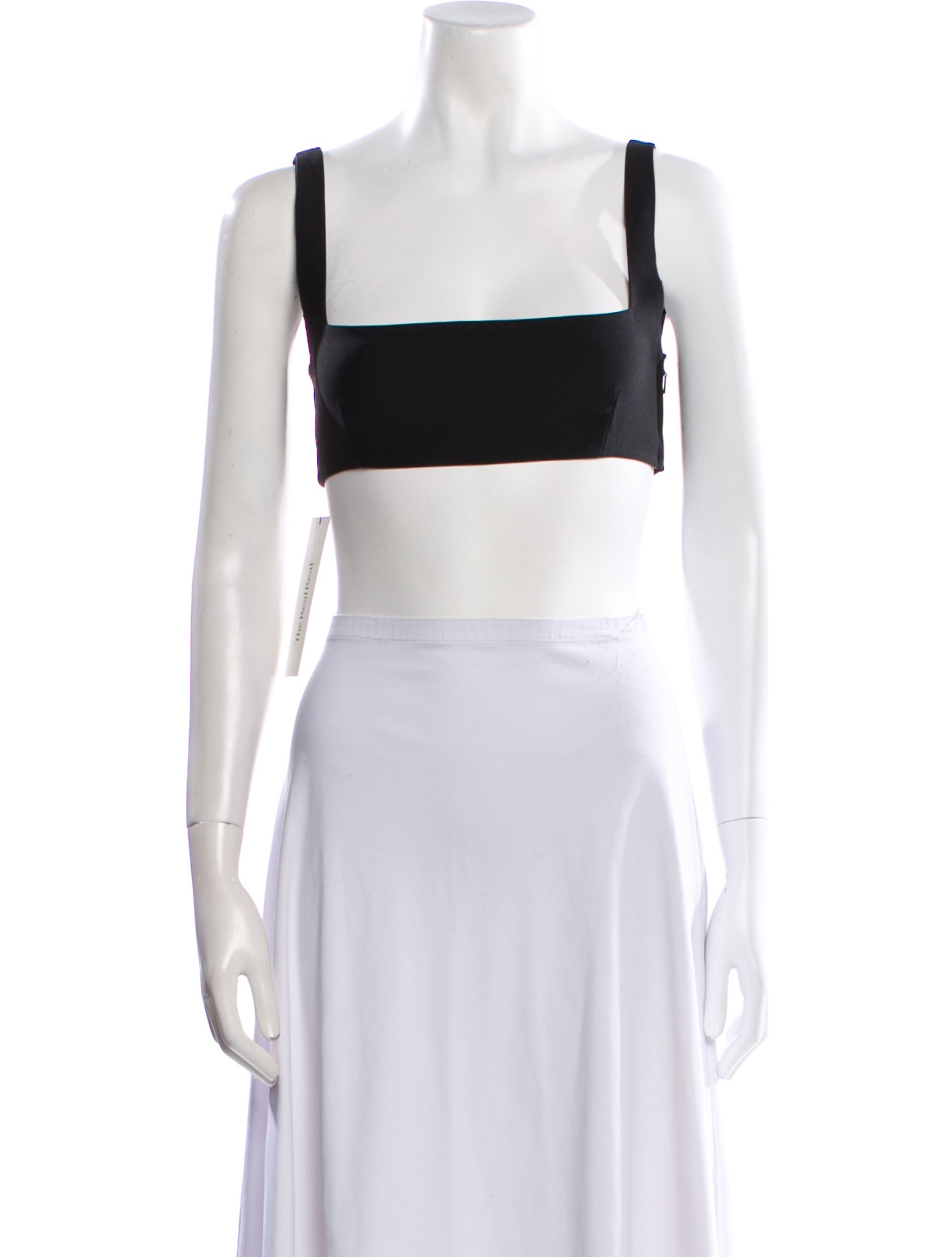 Valentino Virgin Wool Square Neckline Crop Top w/ Tags