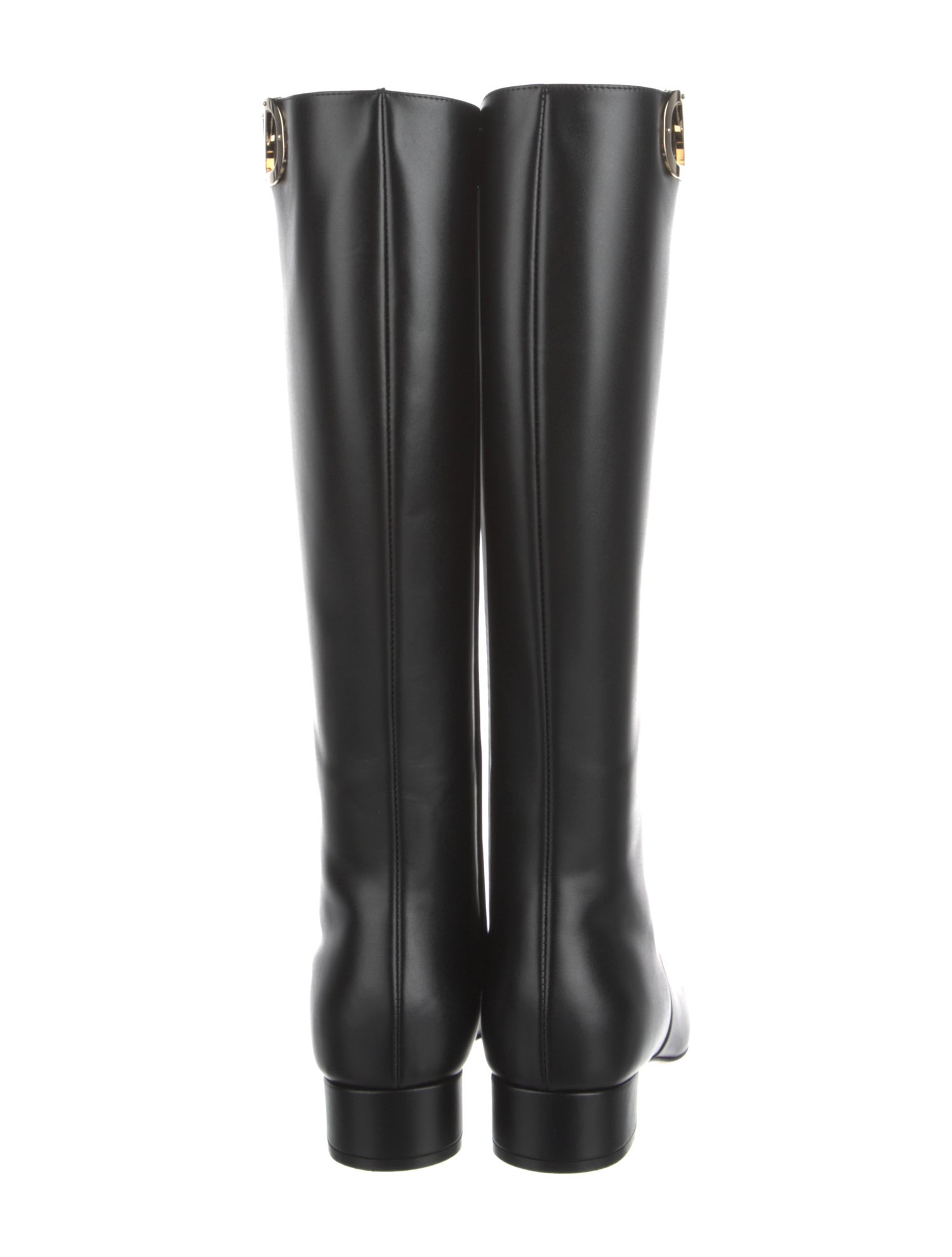 Valentino Leather Riding Boots