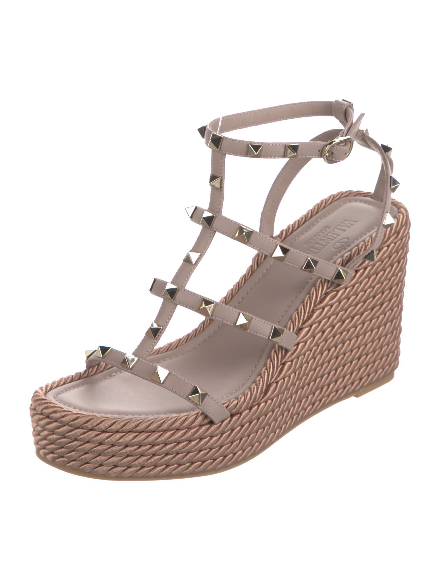 Valentino Leather Espadrilles