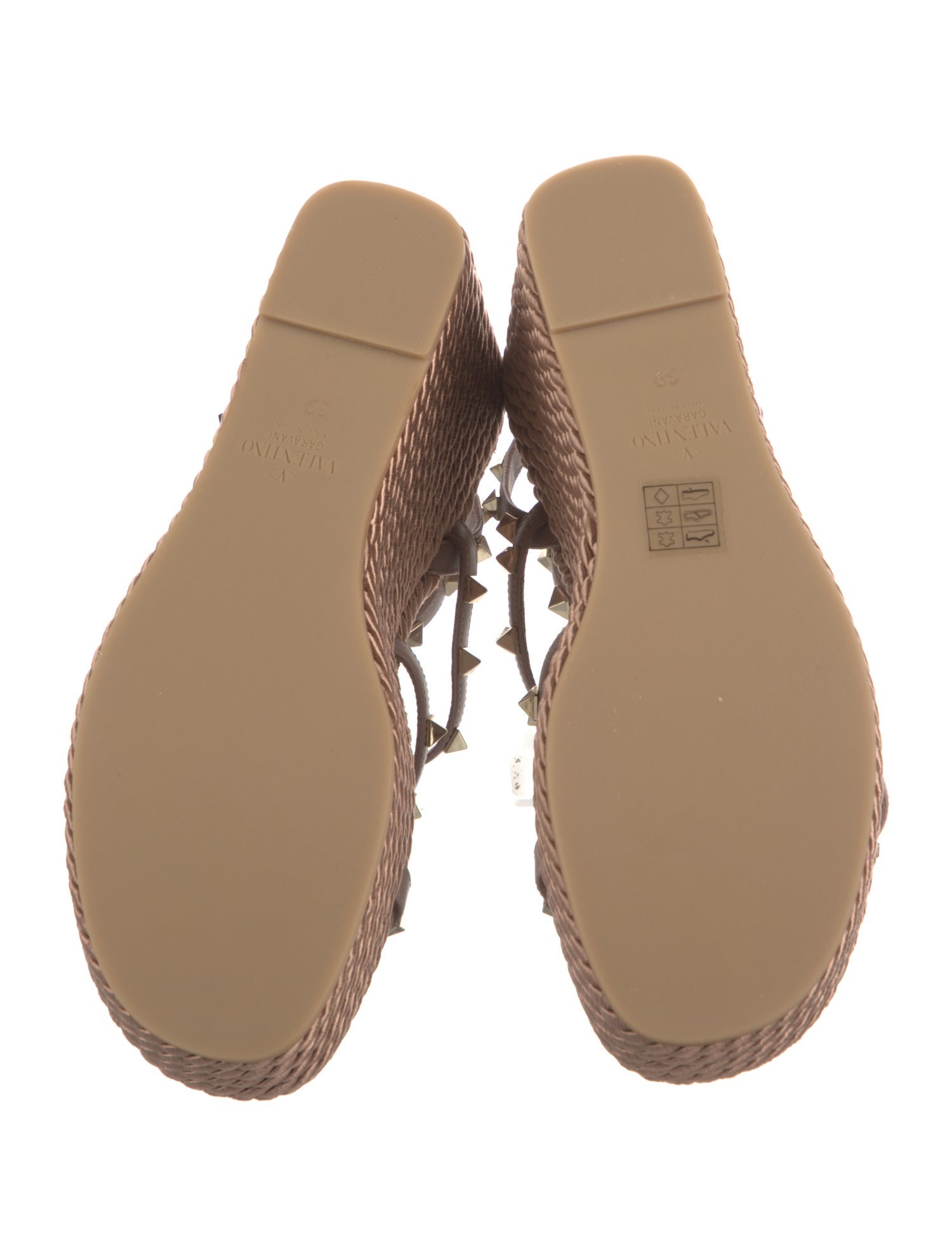 Valentino Leather Espadrilles