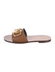 Valentino Leather Slides