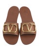 Valentino Leather Slides