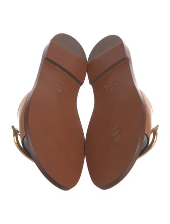 Valentino Leather Slides