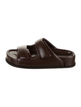 Valentino Leather Slides