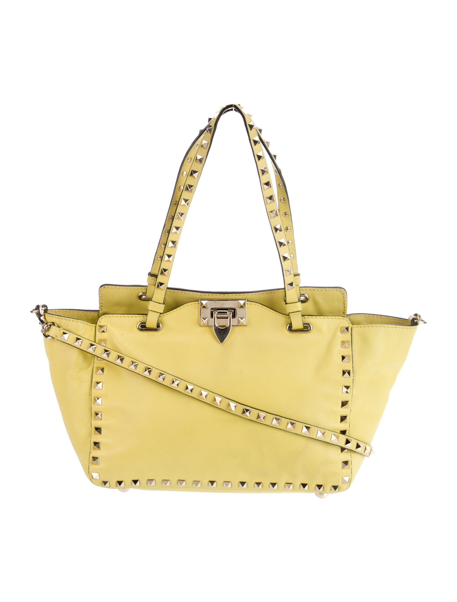 Valentino Rockstud Top Handle Bag