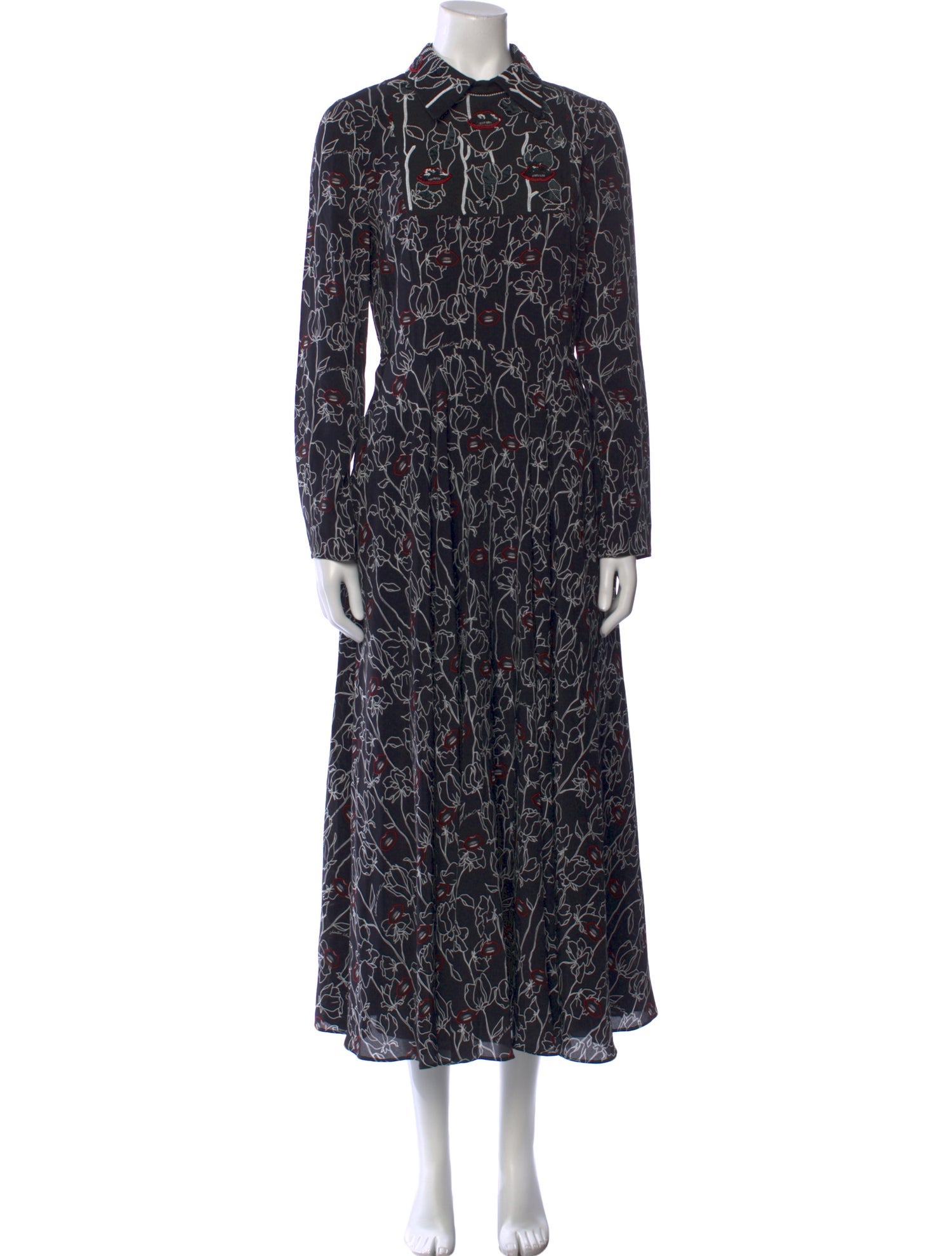 Valentino Silk Long Dress