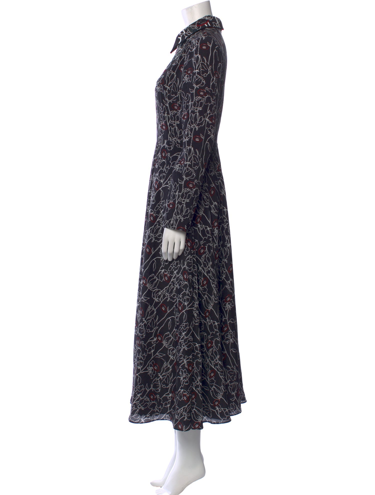 Valentino Silk Long Dress