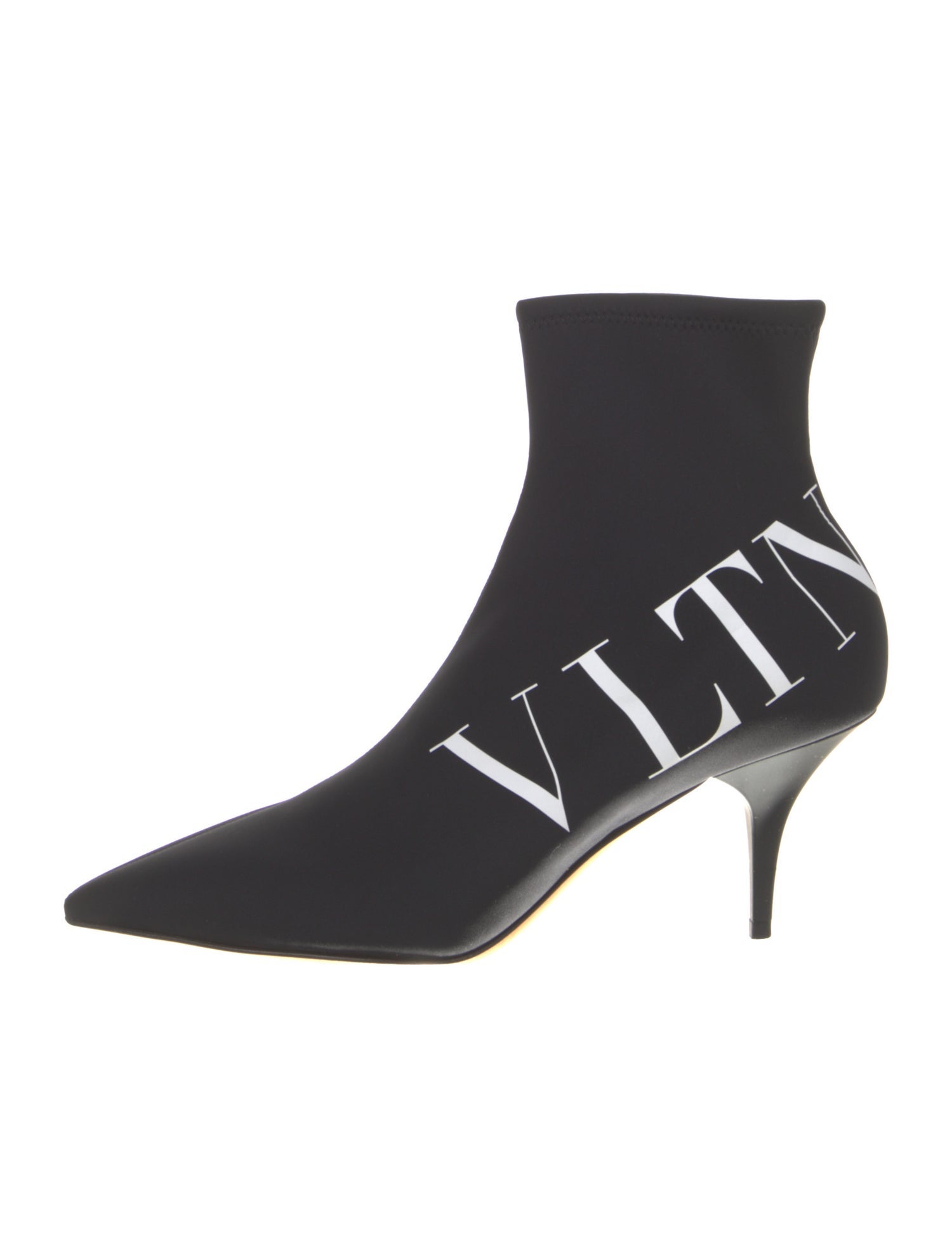 Valentino Nylon Graphic Print Sock Boots