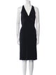 Valentino Virgin Wool Midi Length Dress