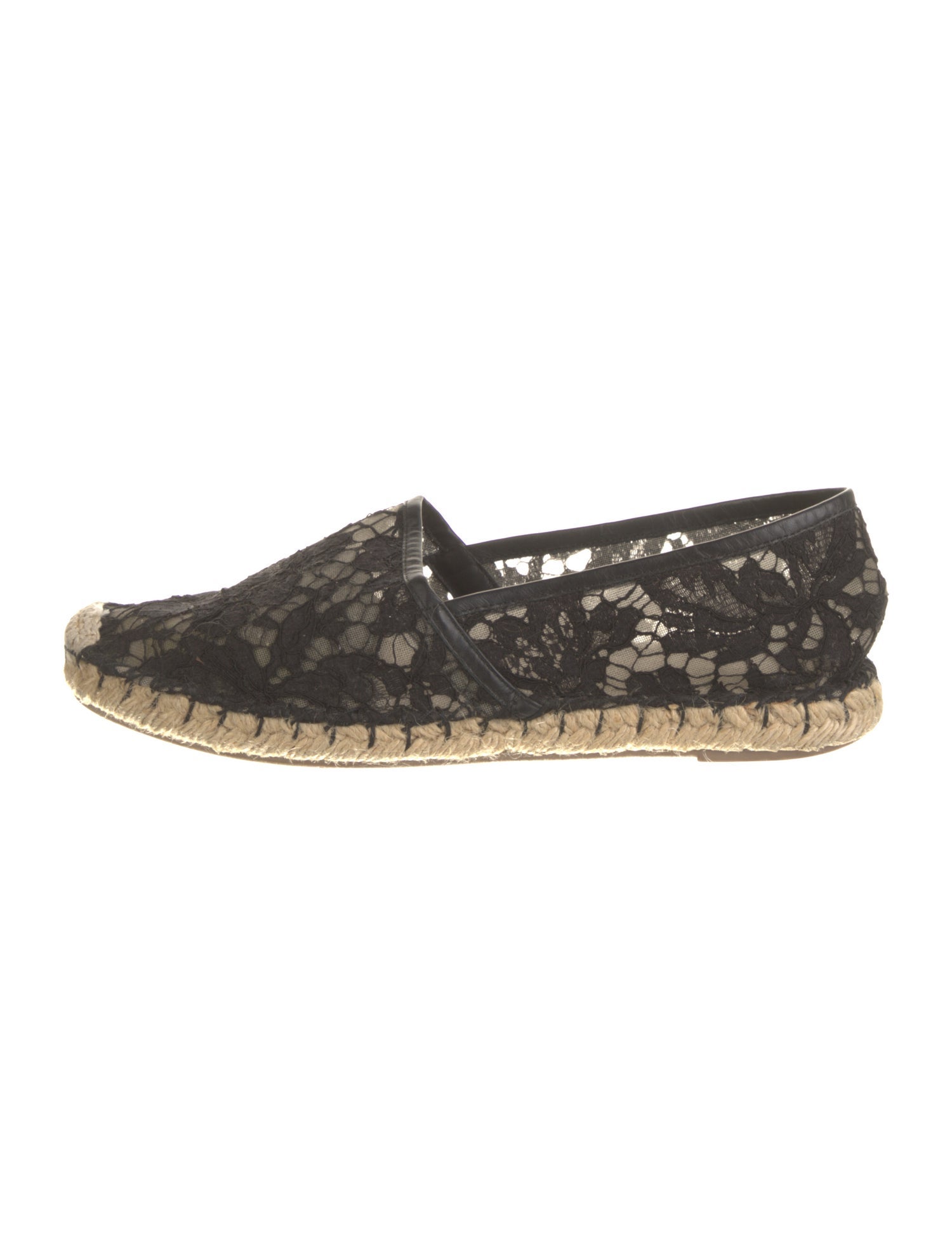 Valentino Lace Lace Pattern Espadrilles