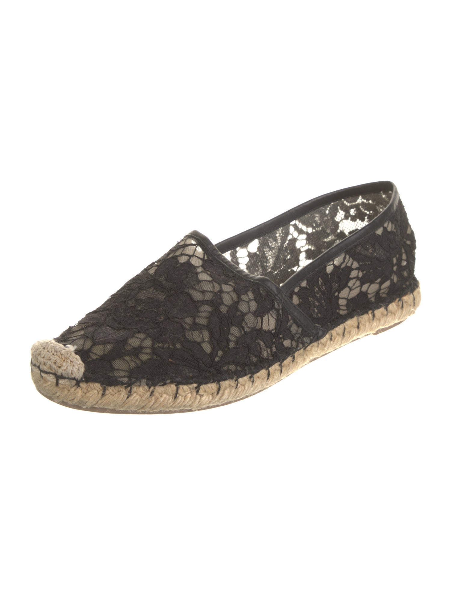 Valentino Lace Lace Pattern Espadrilles