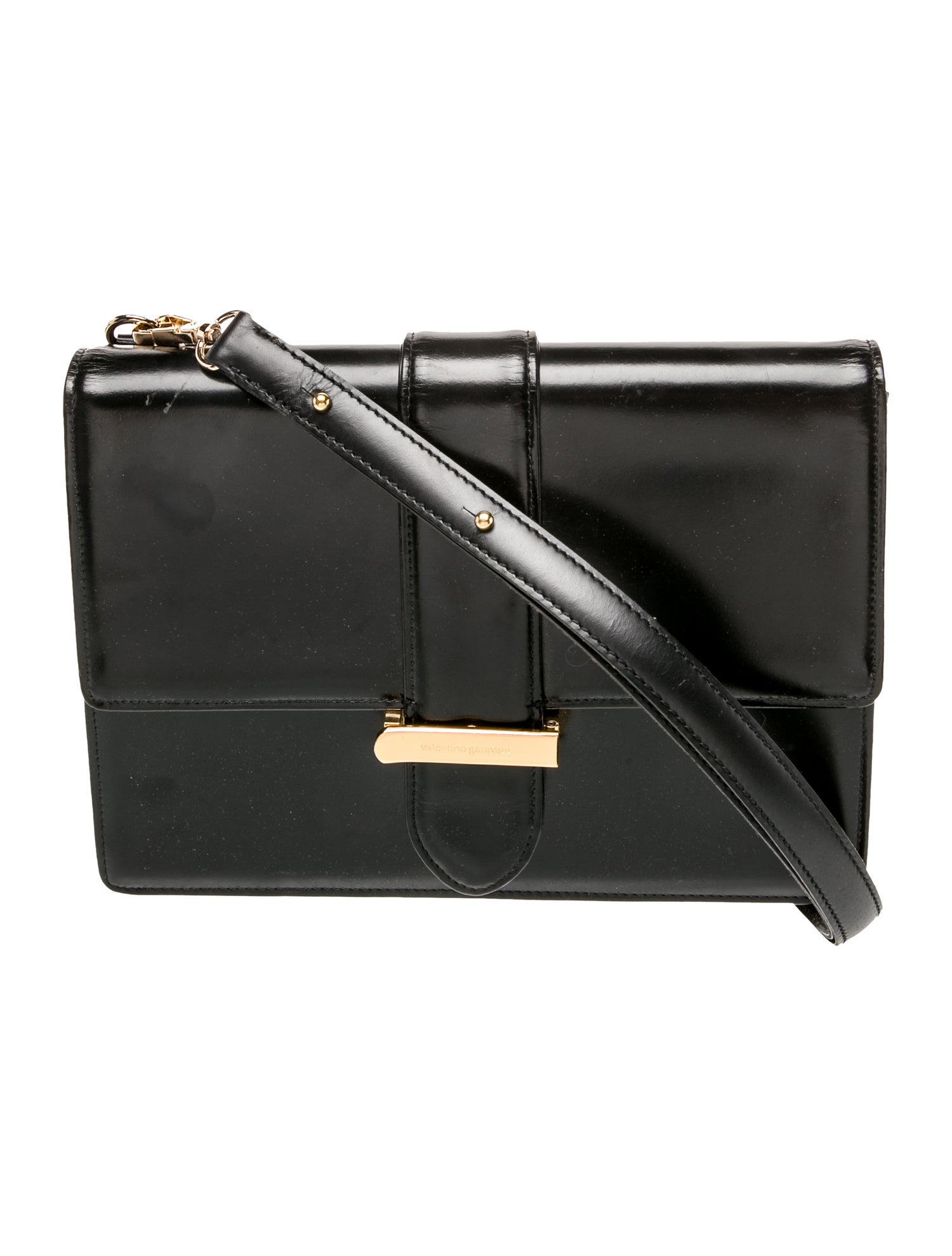 Valentino Garavani Atelier Leather Shoulder Bag Vintage