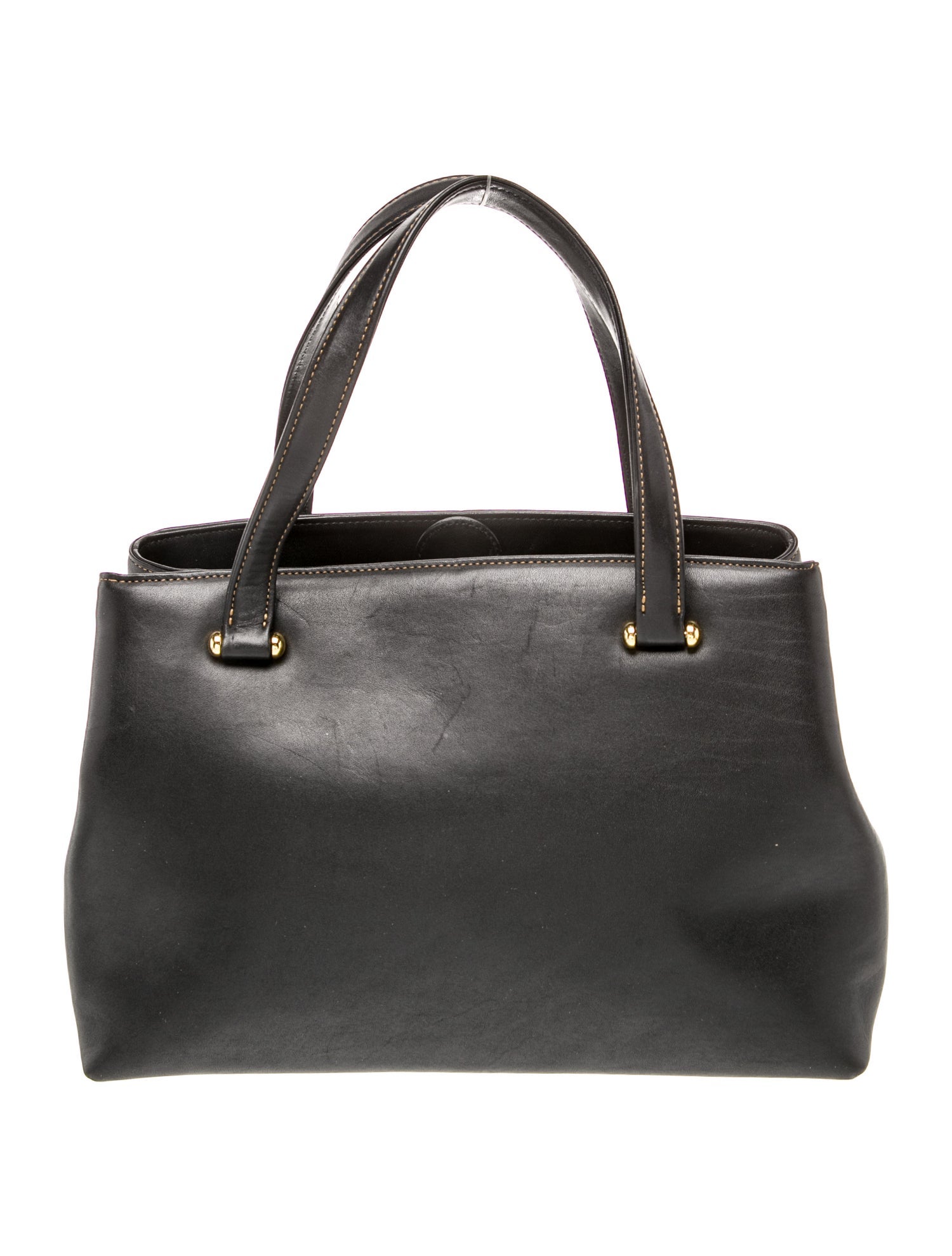 Valentino Leather Top Handle Bag Vintage