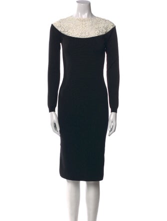 Valentino Wool Midi Length Dress