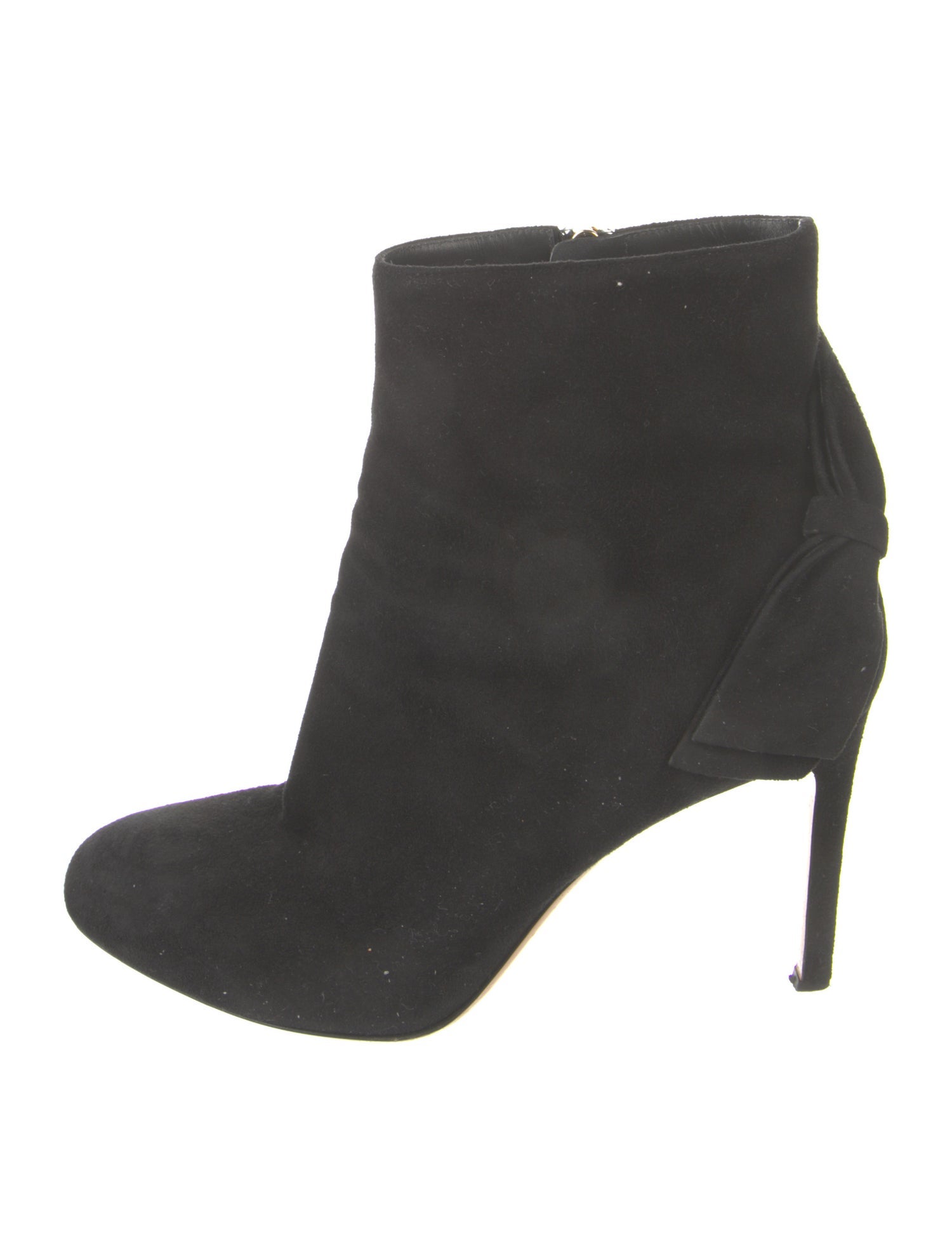 Valentino Rockstud Accents Suede Boots