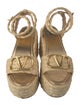 Valentino Raffia Espadrilles