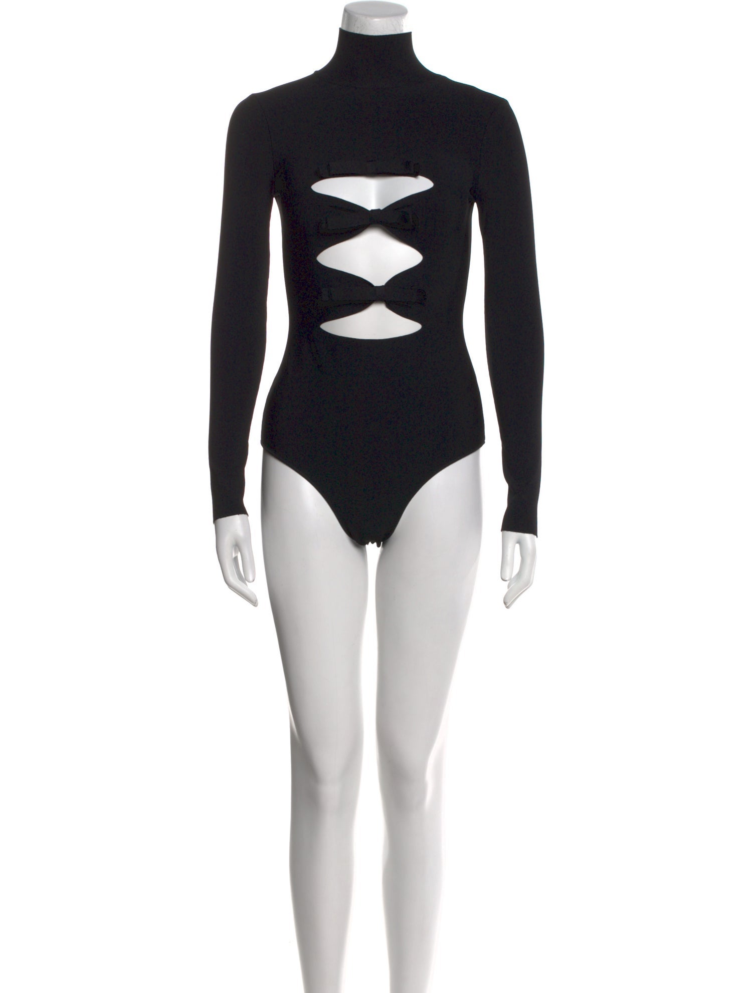 Valentino Turtleneck Long Sleeve Bodysuit
