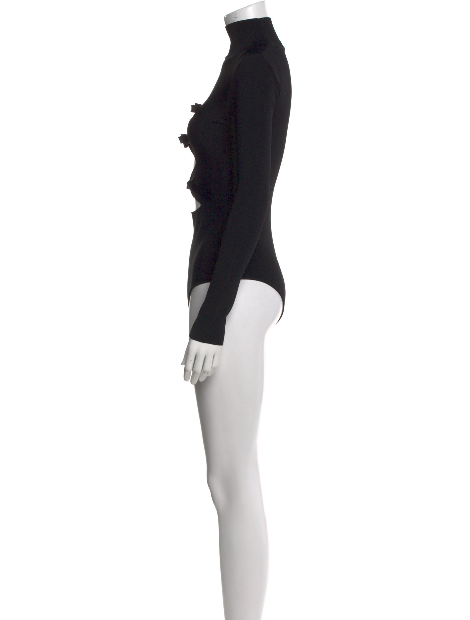 Valentino Turtleneck Long Sleeve Bodysuit