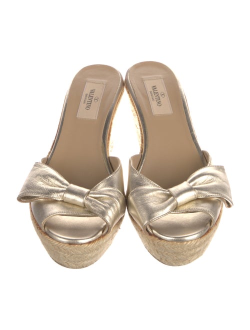 Valentino Patent Leather Espadrilles