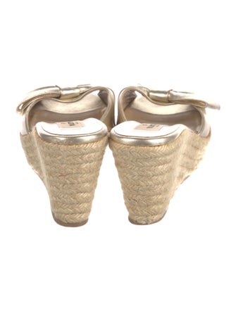 Valentino Patent Leather Espadrilles