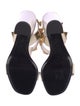 Valentino Rockstud Accents Leather T-Strap Sandals