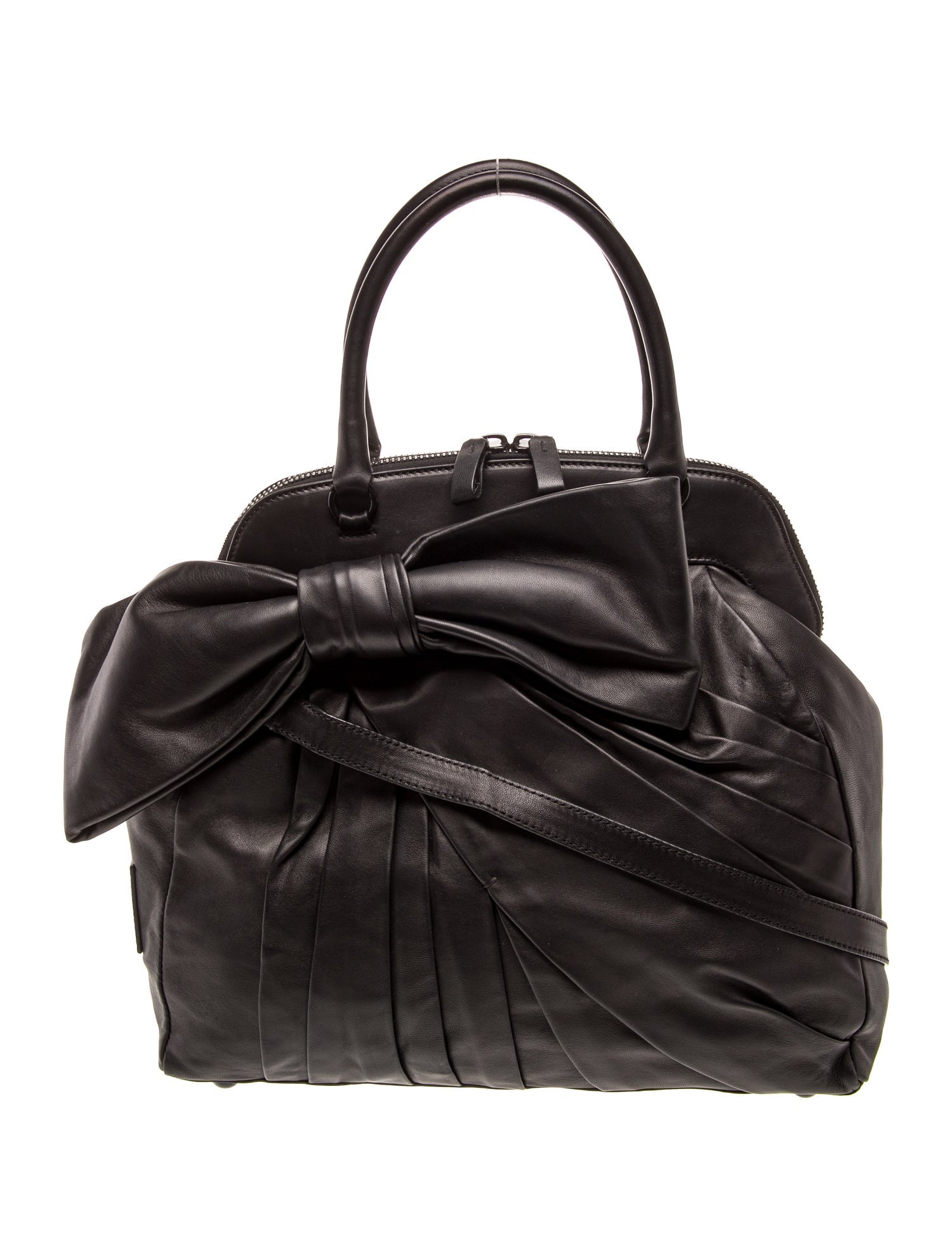 Valentino Leather Top Handle Bag