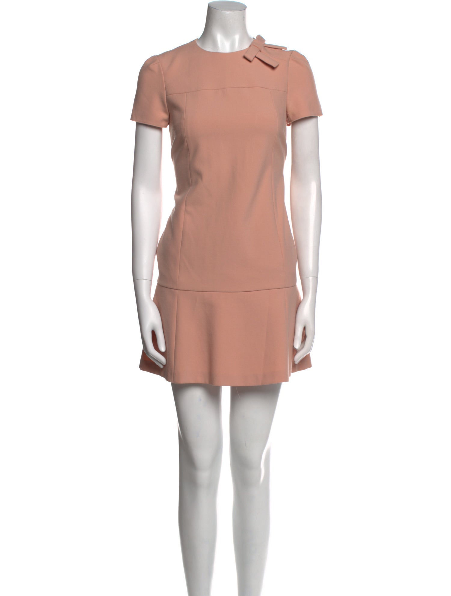 Valentino Crew Neck Mini Dress
