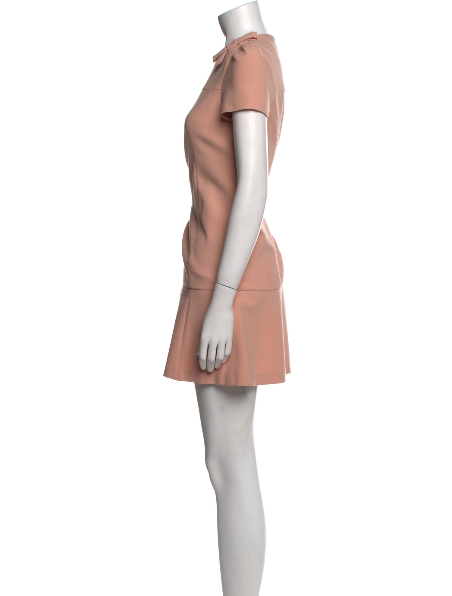 Valentino Crew Neck Mini Dress