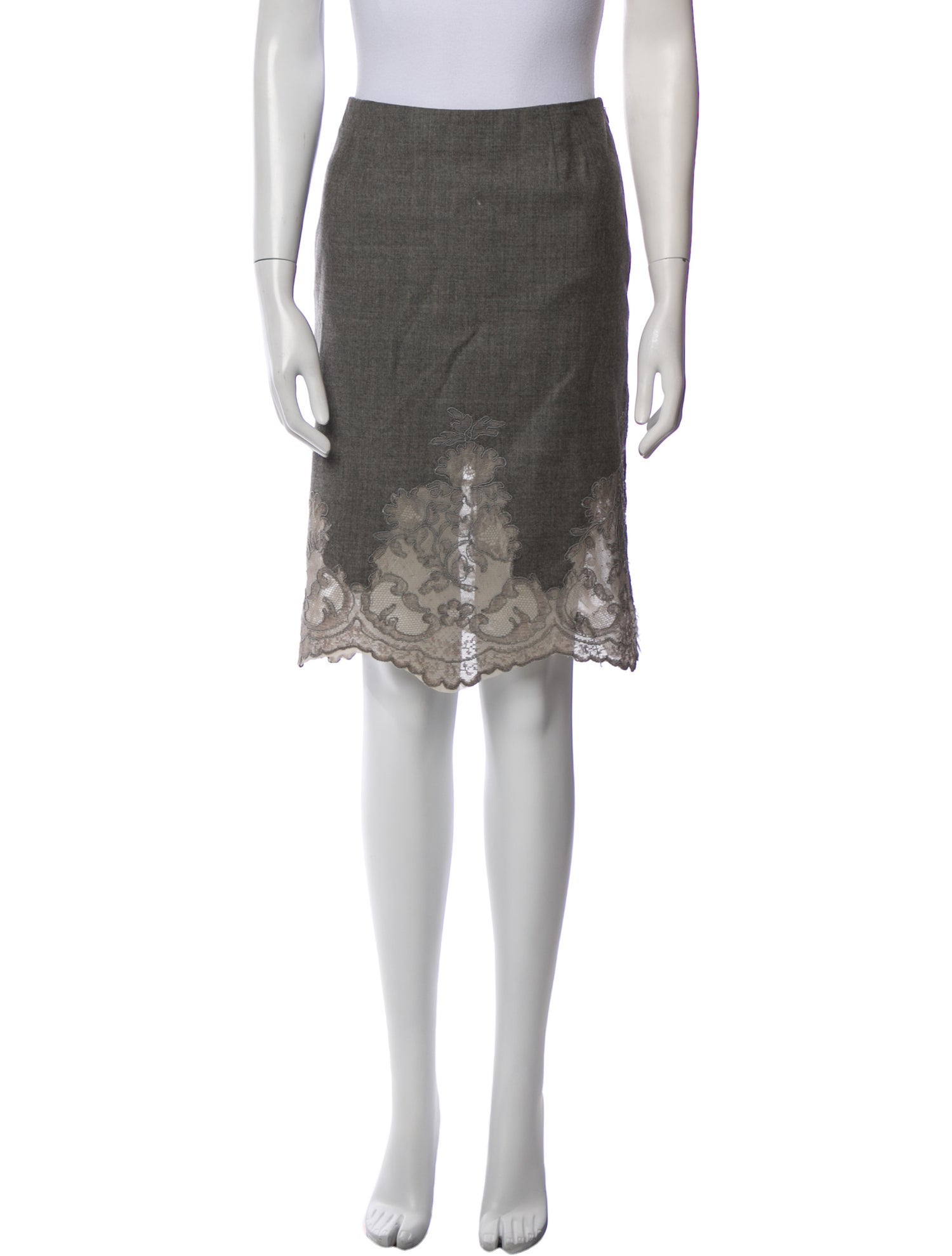 Valentino Vintage Knee-Length Skirt