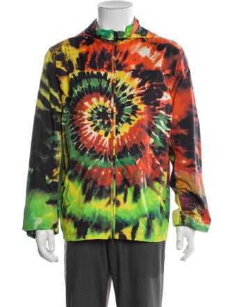 Valentino Tie-Dye Print Puffer Coat