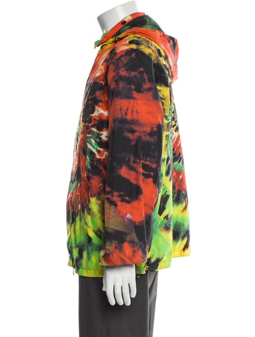Valentino Tie-Dye Print Puffer Coat