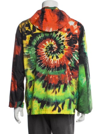 Valentino Tie-Dye Print Puffer Coat