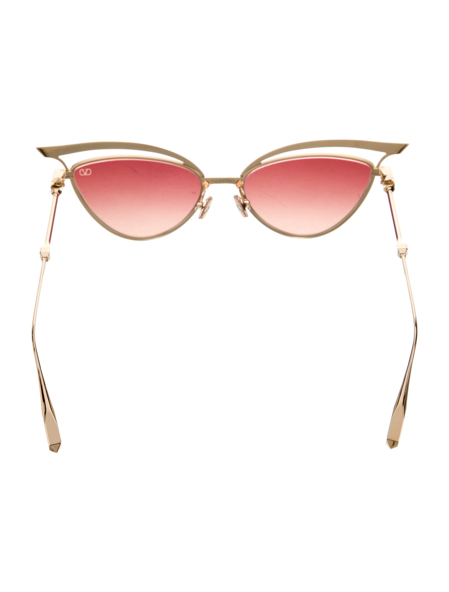 Valentino Cat-Eye Mirrored Sunglasses