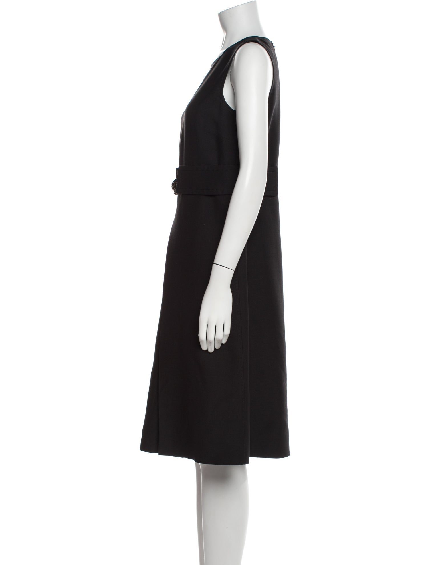 Valentino Virgin Wool Knee-Length Dress