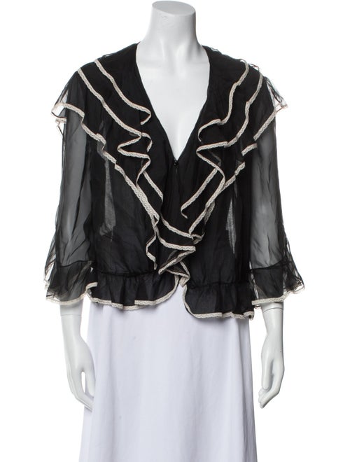 Valentino Silk Printed Blouse