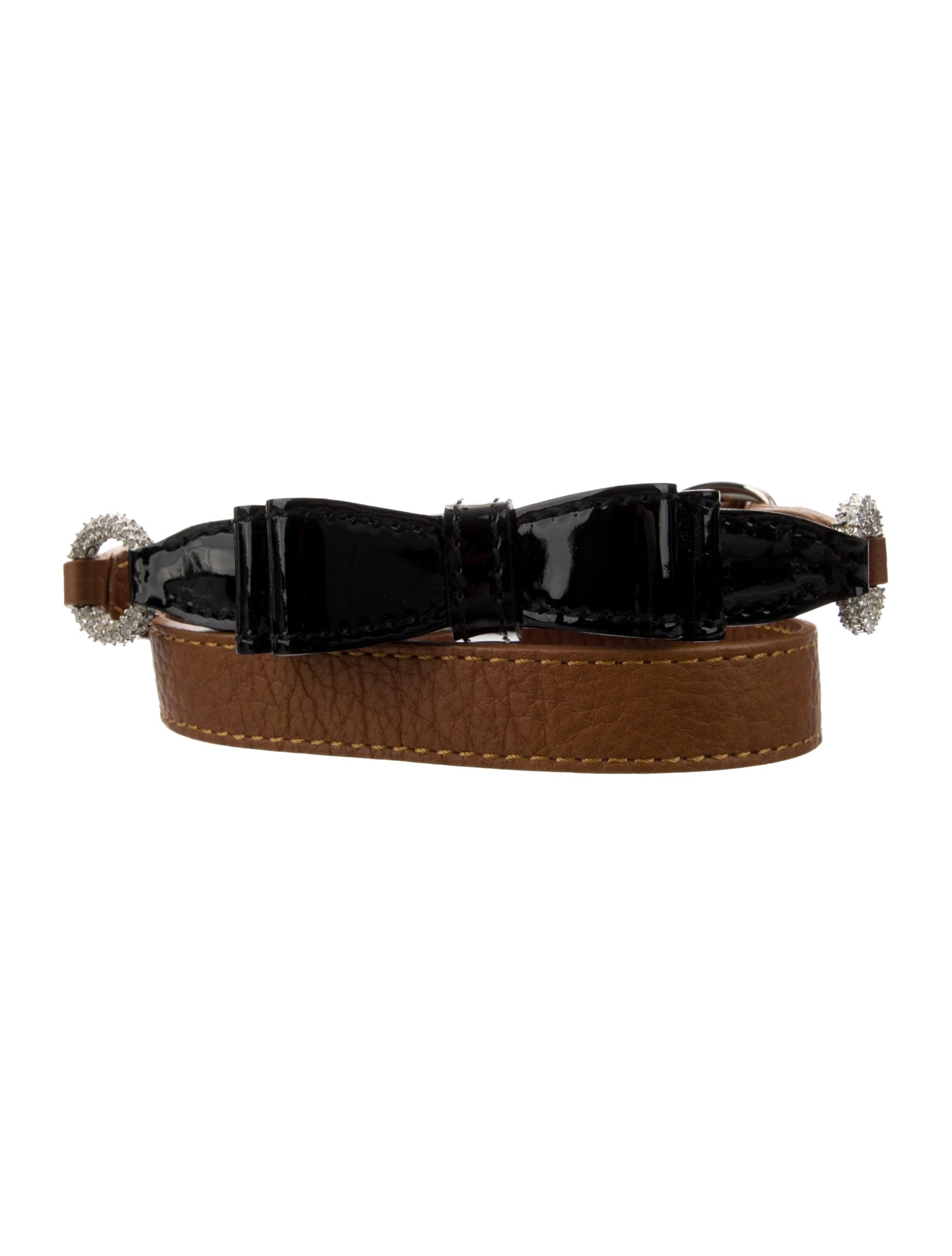 Valentino Skinny Leather Belt