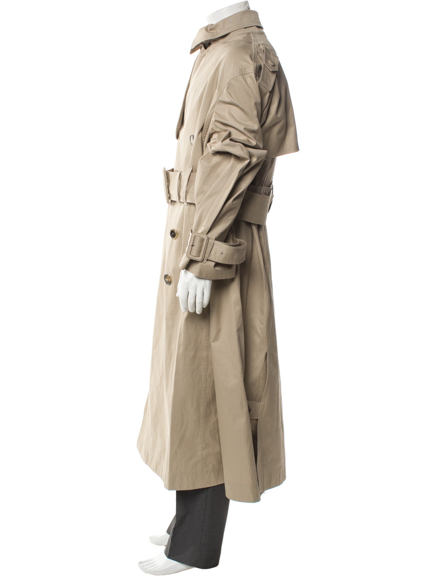 Valentino Rockstud Accents Trench Coat