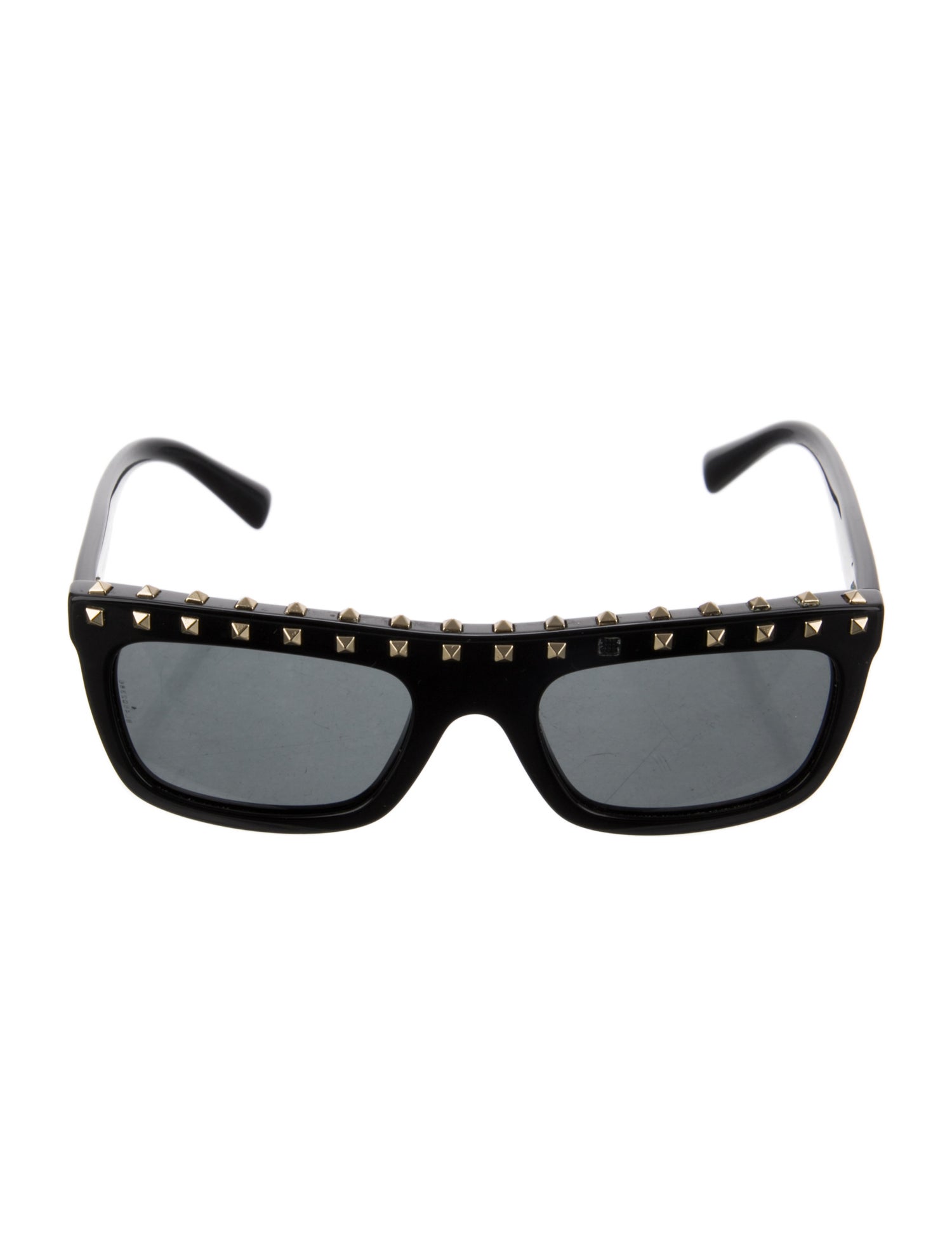 Valentino Rockstud Accents Wayfarer Sunglasses