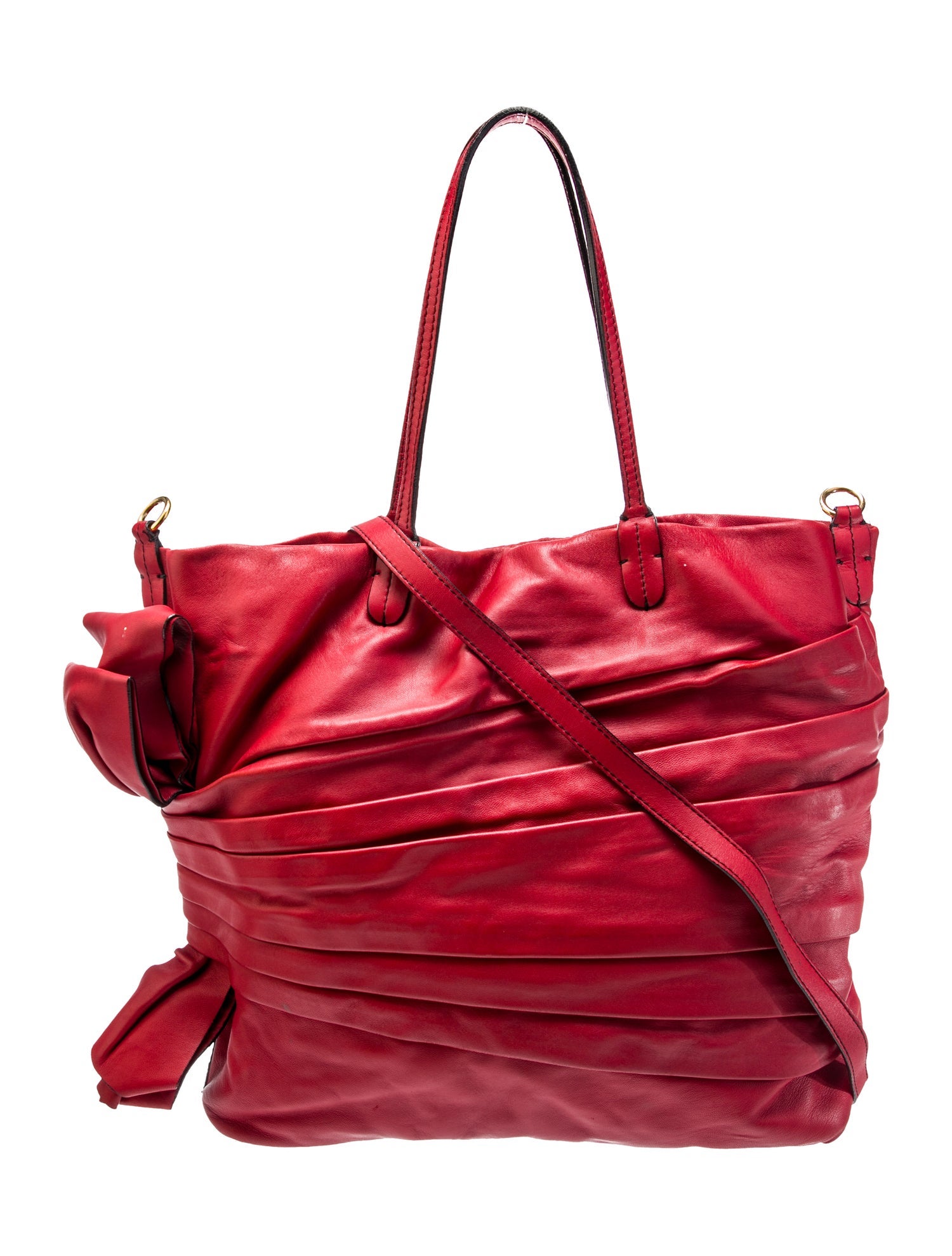 Valentino Leather Top Handle Bag