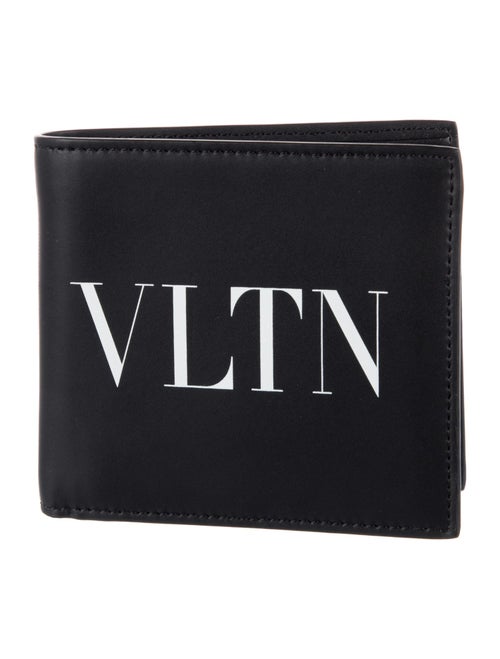 Valentino Leather Printed Bifold Wallet
