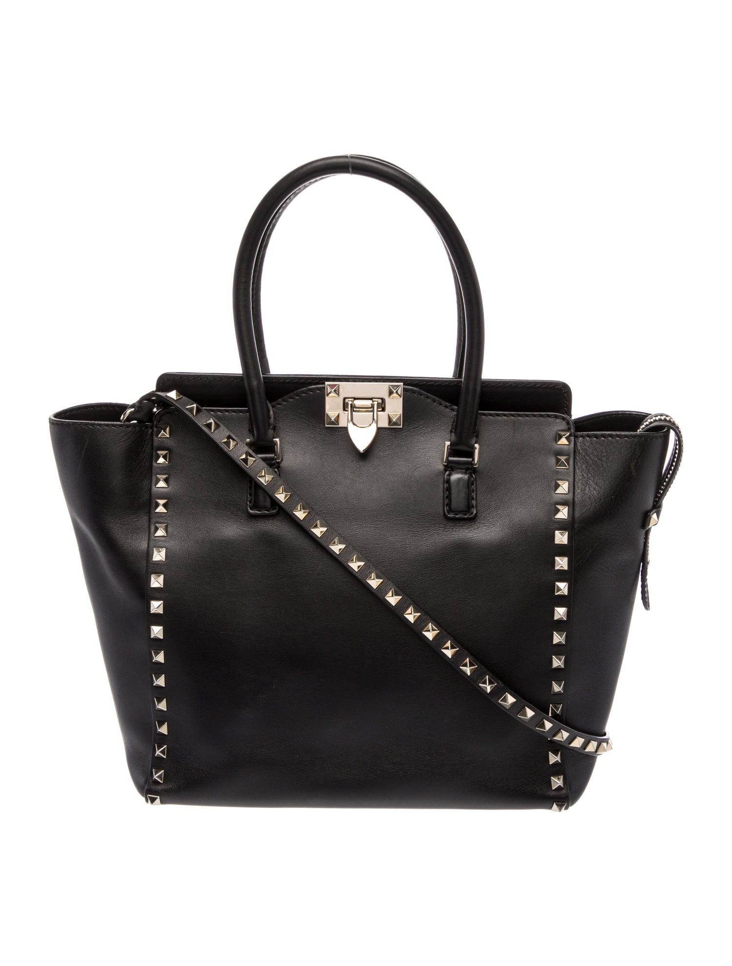 Valentino Rockstud Top Handle Bag