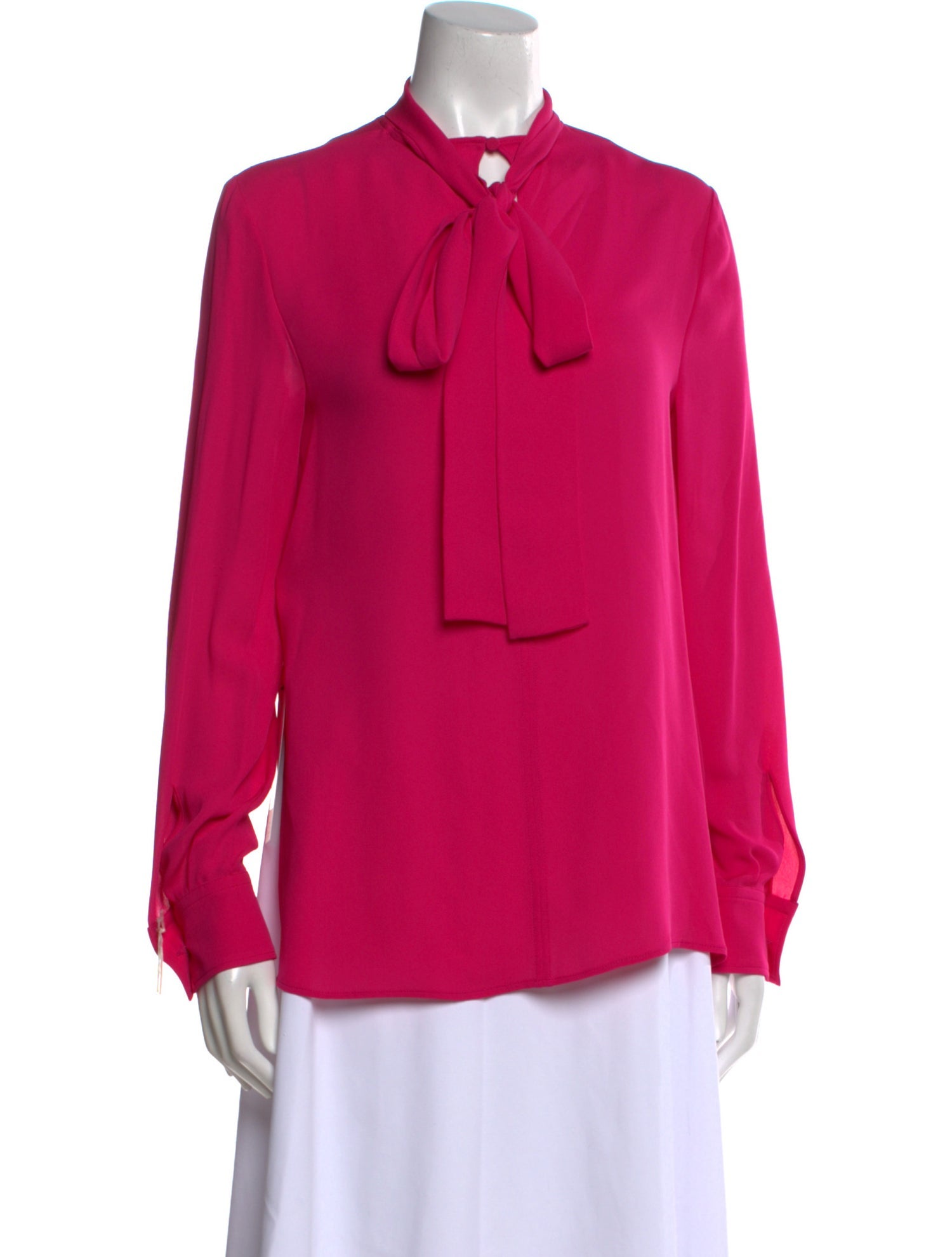 Valentino Silk Mock Neck Blouse w/ Tags